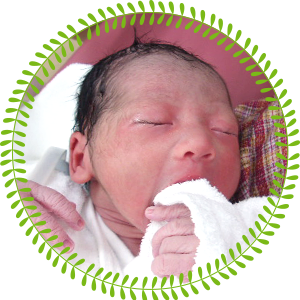 当院でお生まれの赤ちゃん