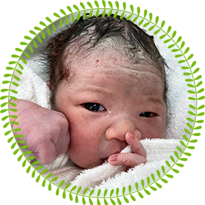 当院でお生まれの赤ちゃん